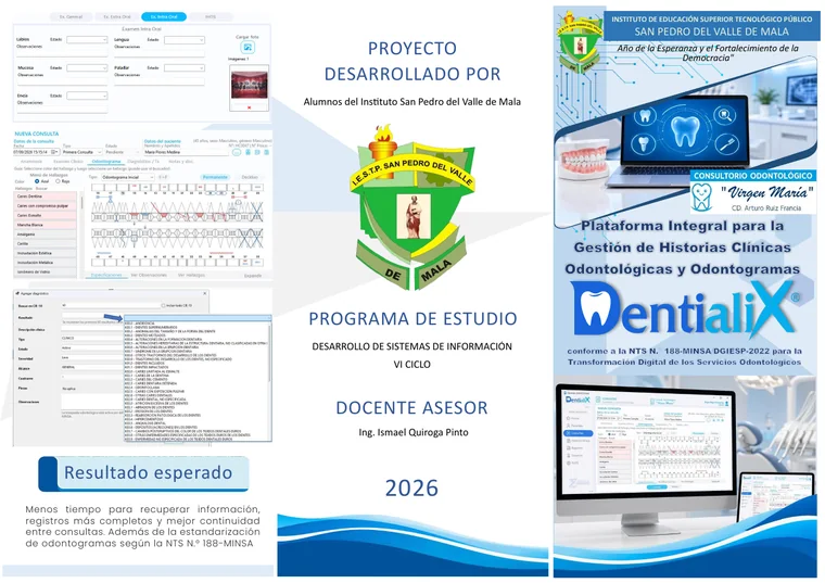 Vista previa del tríptico DENTIALIX para la Feria 2026